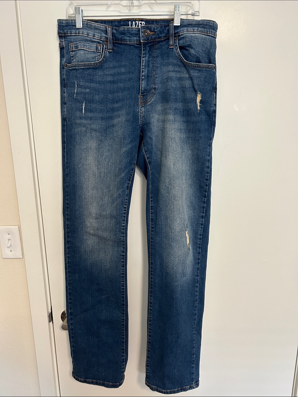 Men’s Lazer Straight Fit Jeans, 34x34